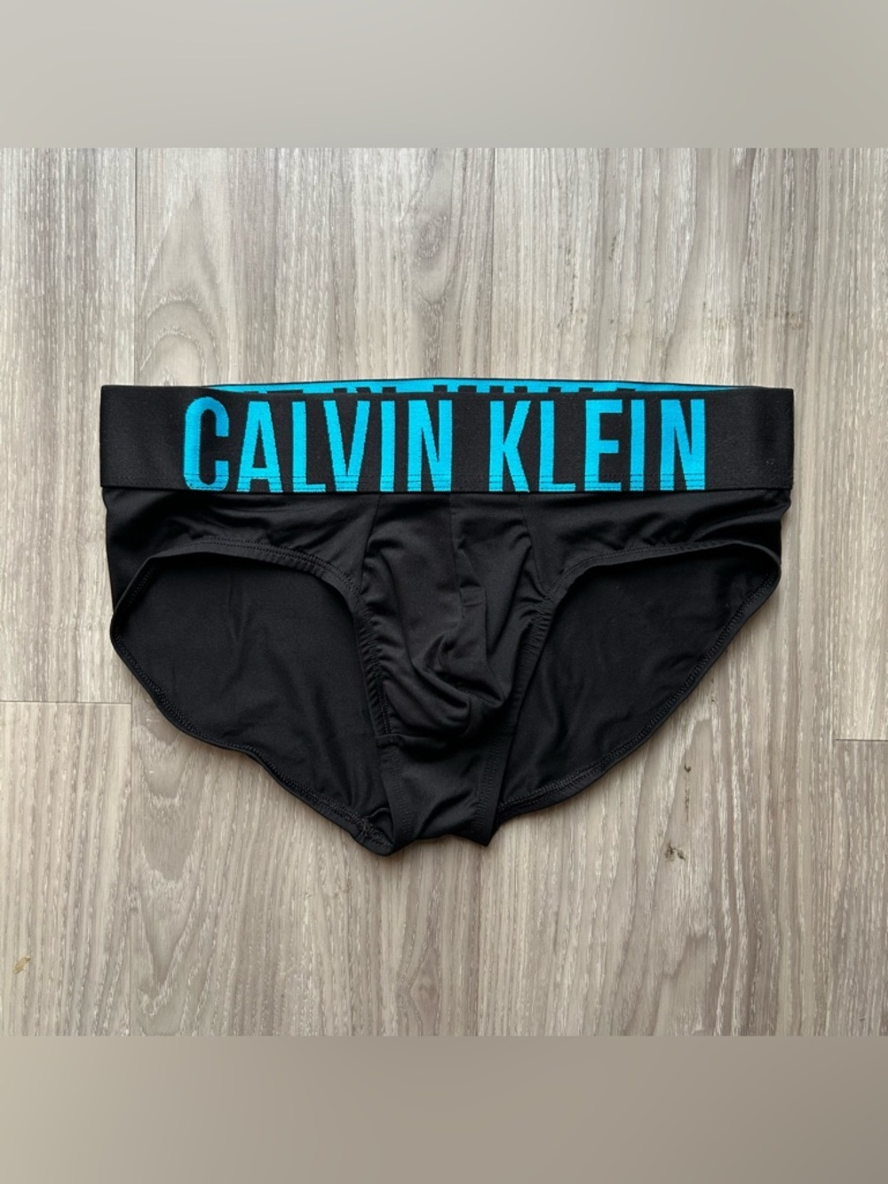 Calvin Klein | Intense Power Micro Low Rise Briefs in Black/Electric Blue (S)